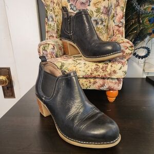 Dansko "Harlene" Black Ankle Booties